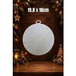 Bombka 18cm, bańka 18cm, sklejka 3mm